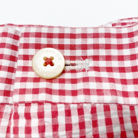 Southern Tide “The Skipjack” Flat Front Seersucker Shorts - Size 32 - Picture 2 of 8